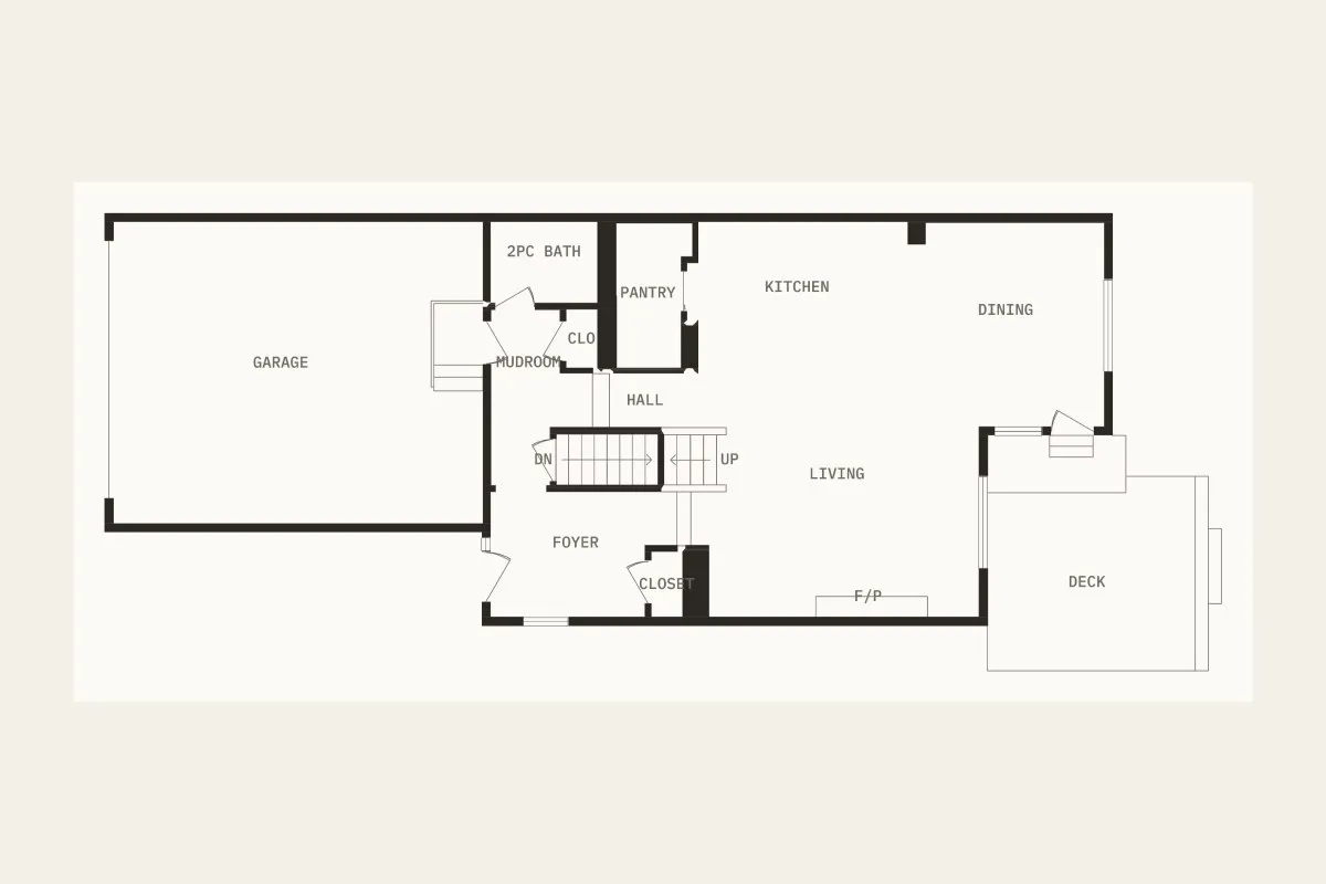 Le plan 2D à partir duquel la maison a été construite